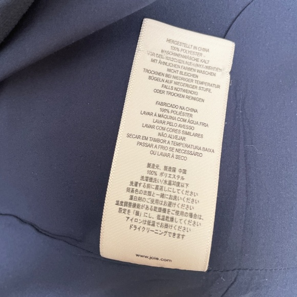 Joie Mehira B Crepe Navy Blazer 8 - Picture 11 of 12